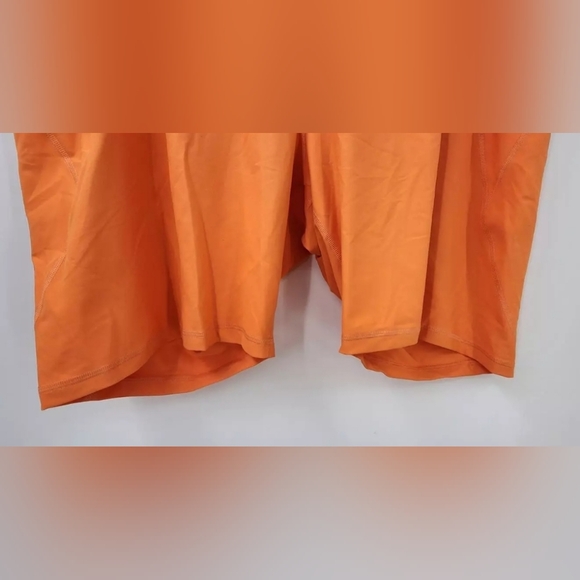 Old Navy High Rise Power Soft Bike Short, Orange, 4X - Picture 5 of 9